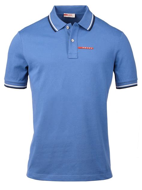 prada polo blue|prada polo shirts.